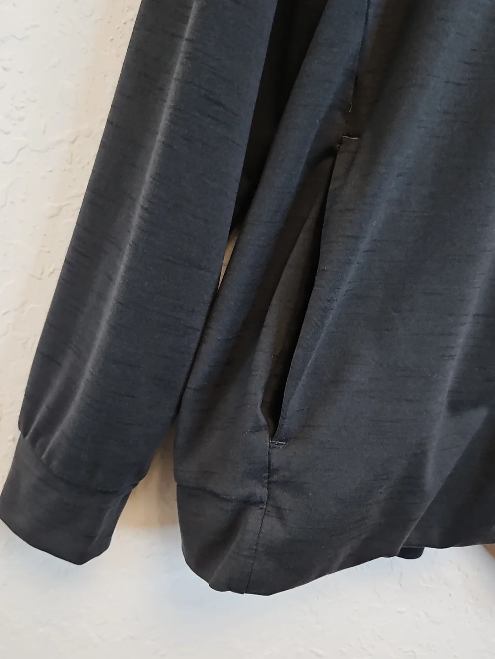 Nike Yoga Dri-Fit Zip-Up Performance Hoodie in Charcoal Black, Size Large